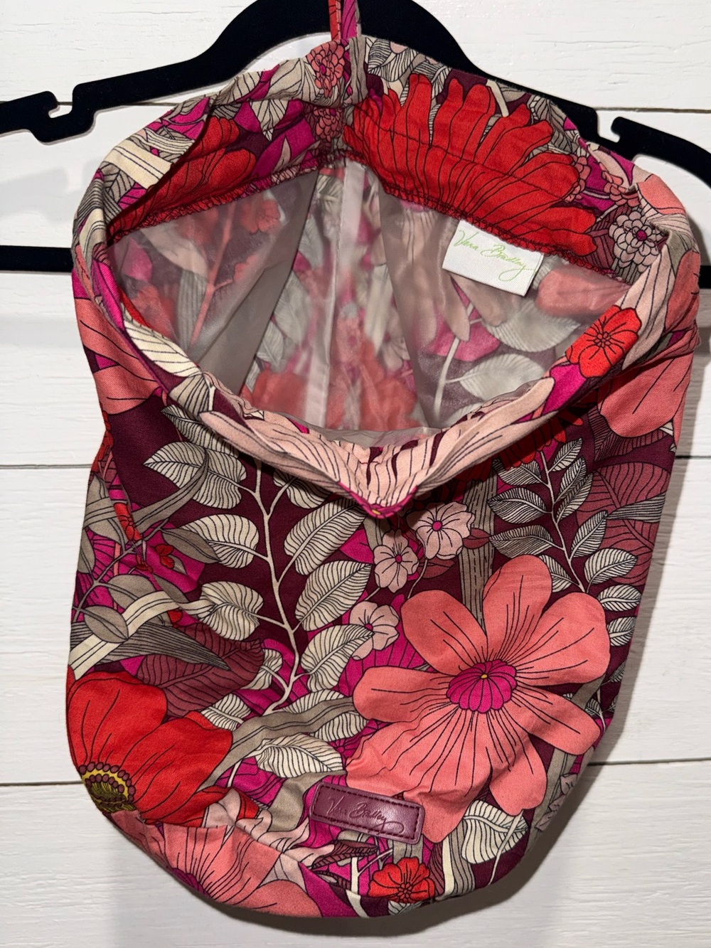 Vera Bradley Bohemian Blooms Drawstring Ditty Bag.